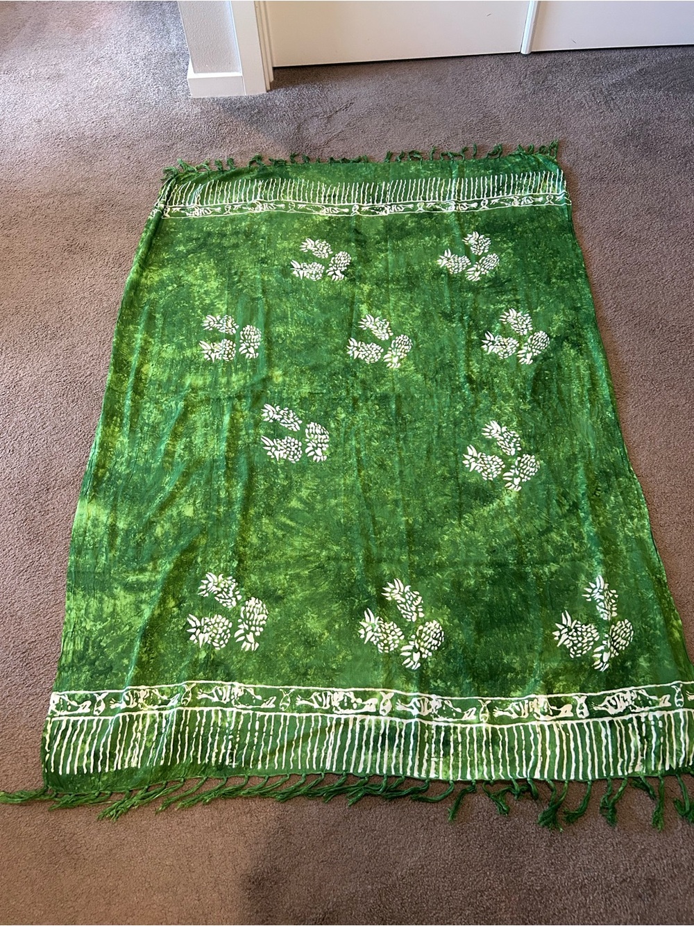 Authentic Batik sarong /wrap/ skirt / bathing suit cover up